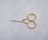 EMBROIDERY SCISSORS WIDEBOW GOLD PLATED HANDLES Embroidery Scissors Luca-S