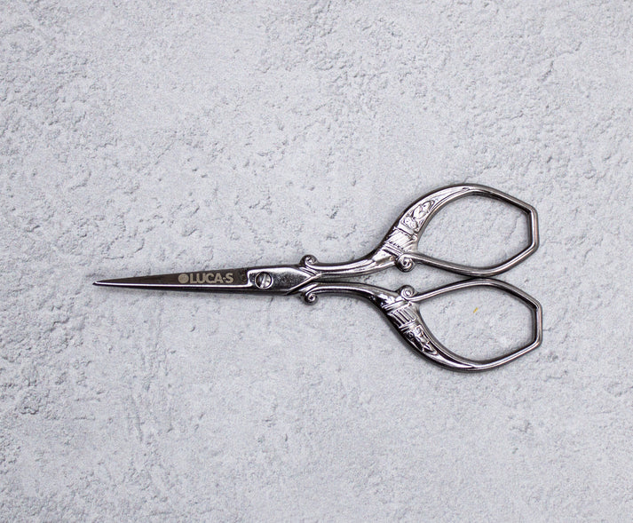 Embroidery Scissors Luca-S - EMBROIDERY SCISSORS DARK NICKEL