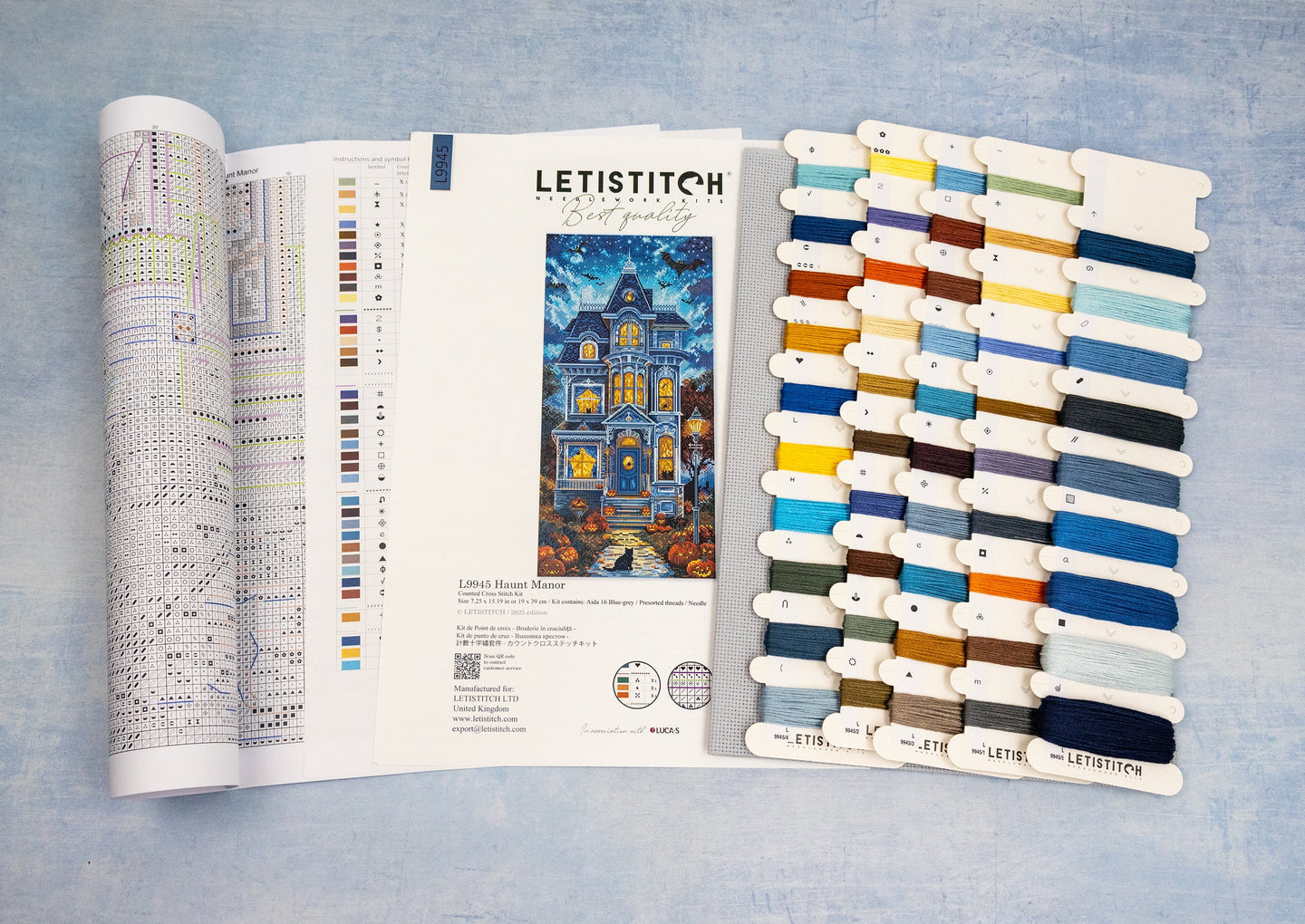 L9945 Haunt Manor Cross Stitch Kit