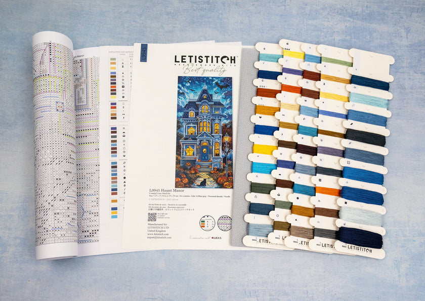 L9945 Haunt Manor Cross Stitch Kit