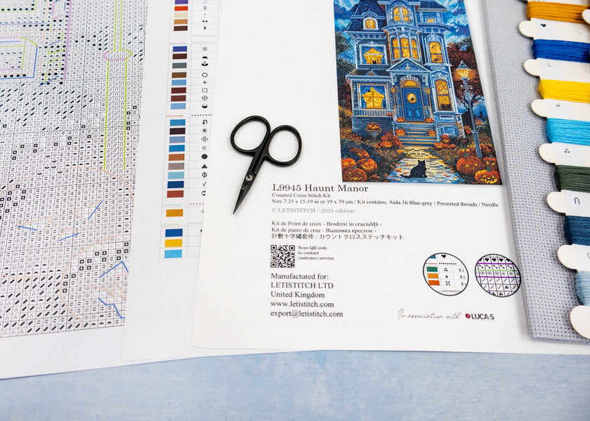 L9945 Haunt Manor Cross Stitch Kit
