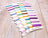 Set of colorful embroidery threads on wooden cards with 'Letistitch' branding.
