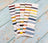 Set of colorful embroidery threads on cards with 'Letistitch' branding on a wooden surface.