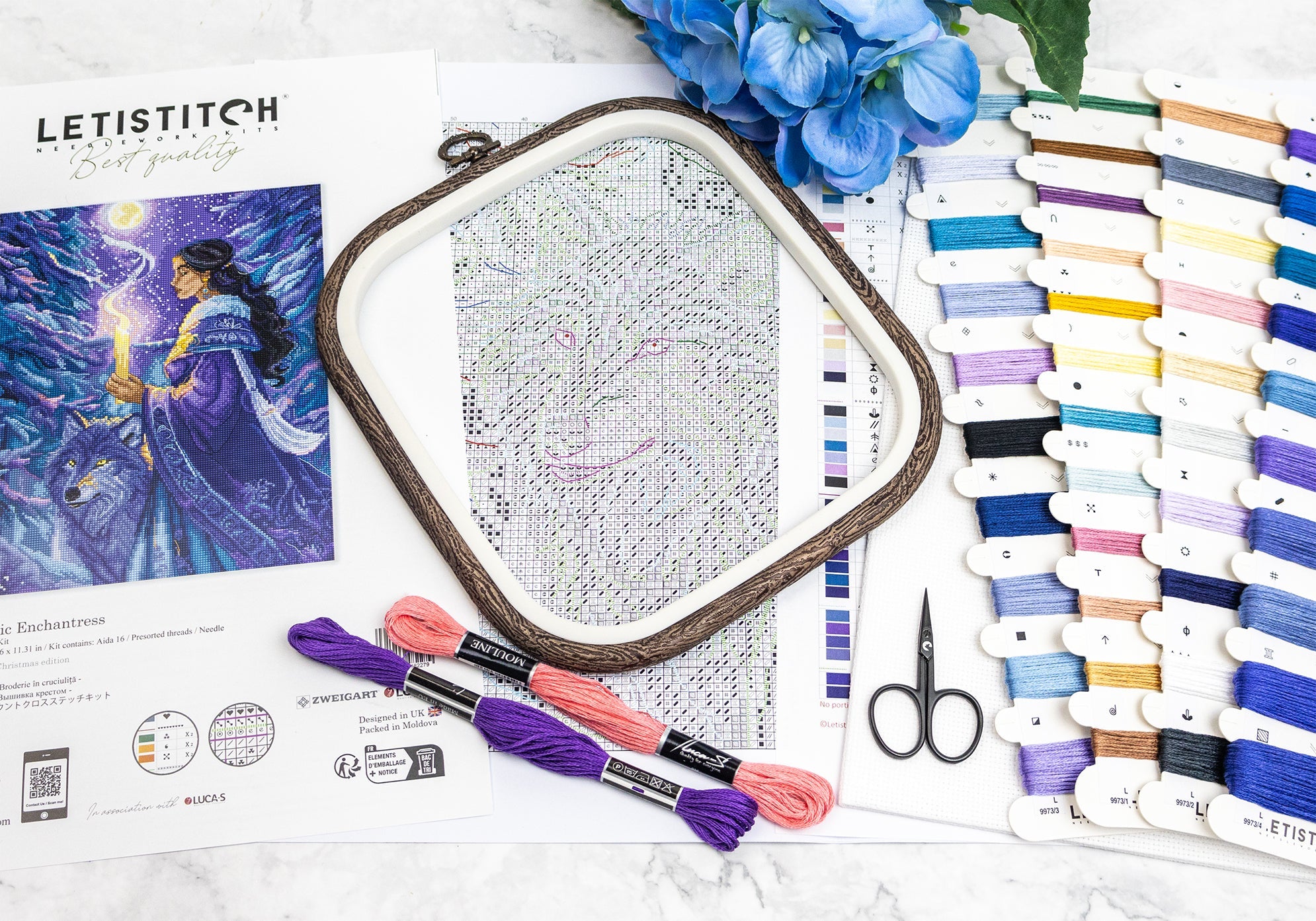 L9973 Arctic Enchantress Cross Stitch Kit