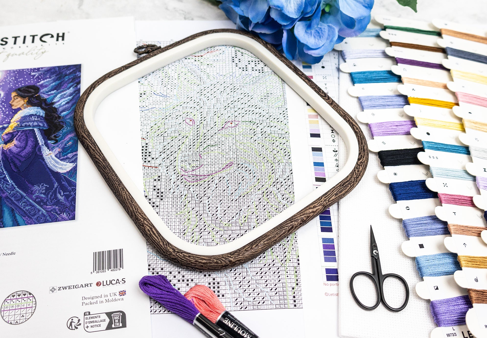 L9973 Arctic Enchantress Cross Stitch Kit