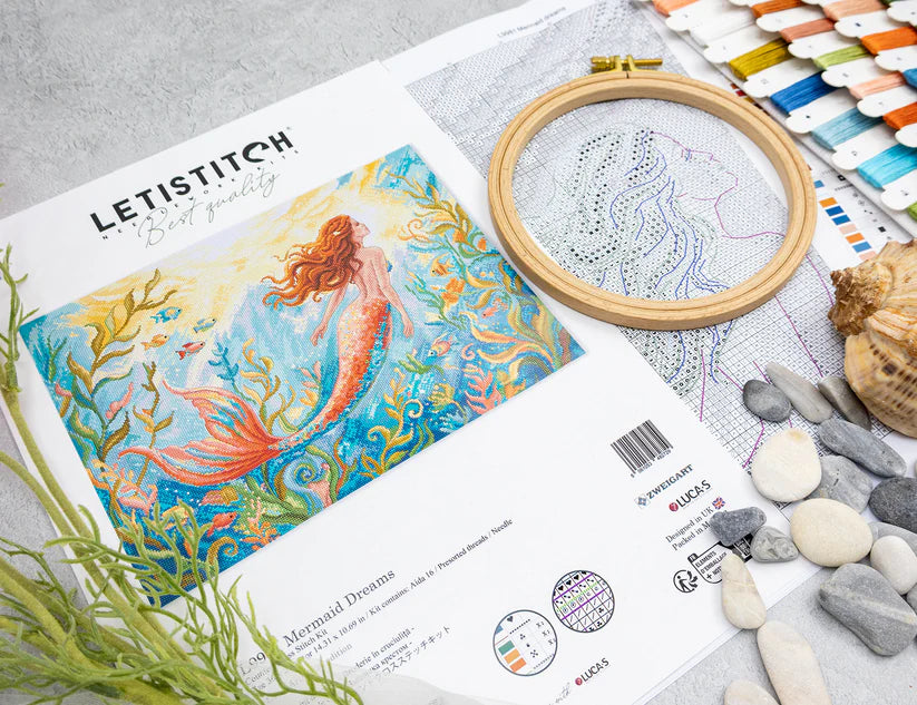 Cross Stitch Kit-L9981 Mermaid Dreams