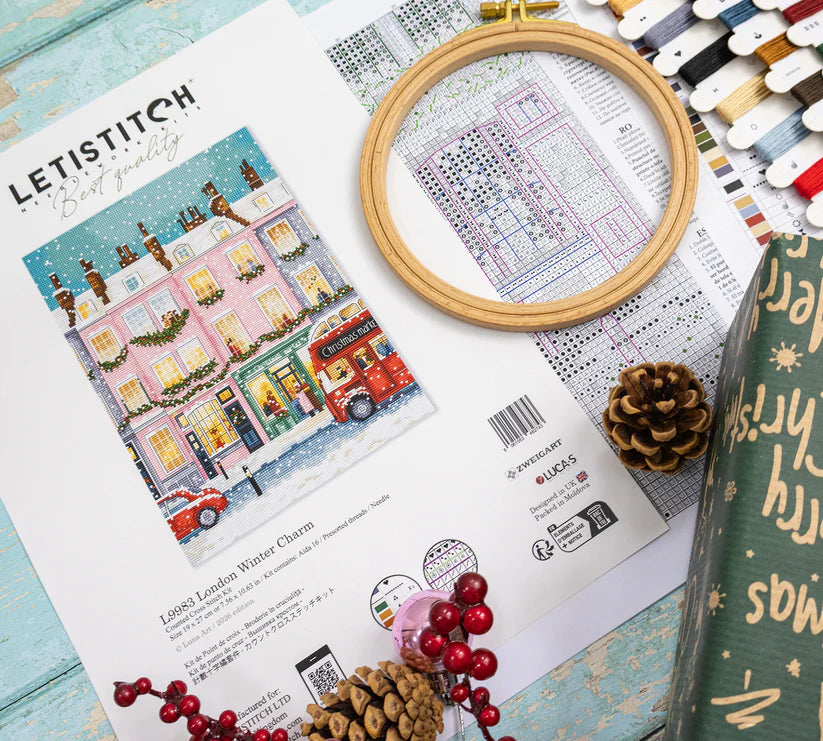 cross stitch kit-L9983 London Winter Charm