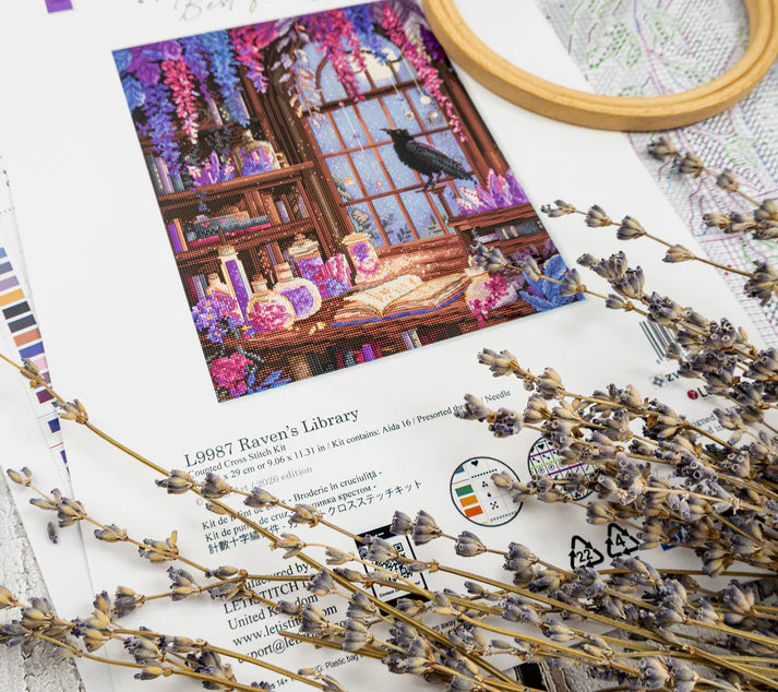L9987 Raven’s Library Cross Stitch Kit