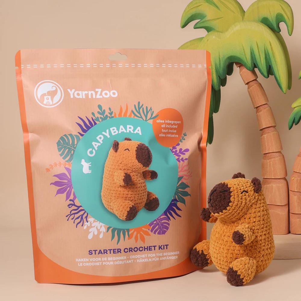 YarnZoo Crochet Starter Kit Capybara