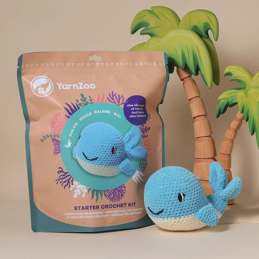 YarnZoo Crochet Starter Kit Whale