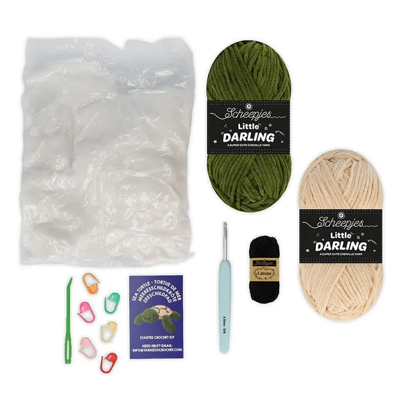 YarnZoo Crochet Starter Kit - Sea Turtle - 1pc