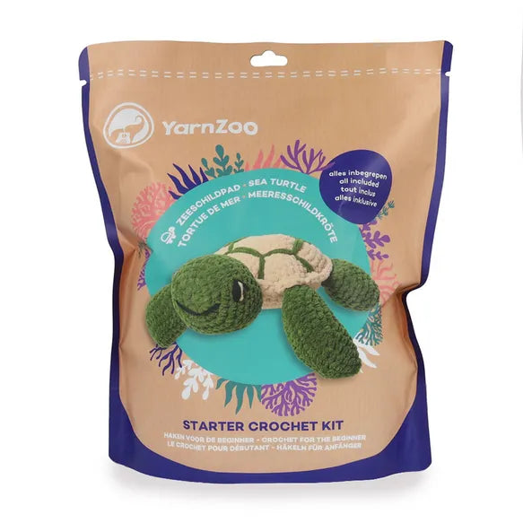 YarnZoo Crochet Starter Kit - Sea Turtle - 1pc