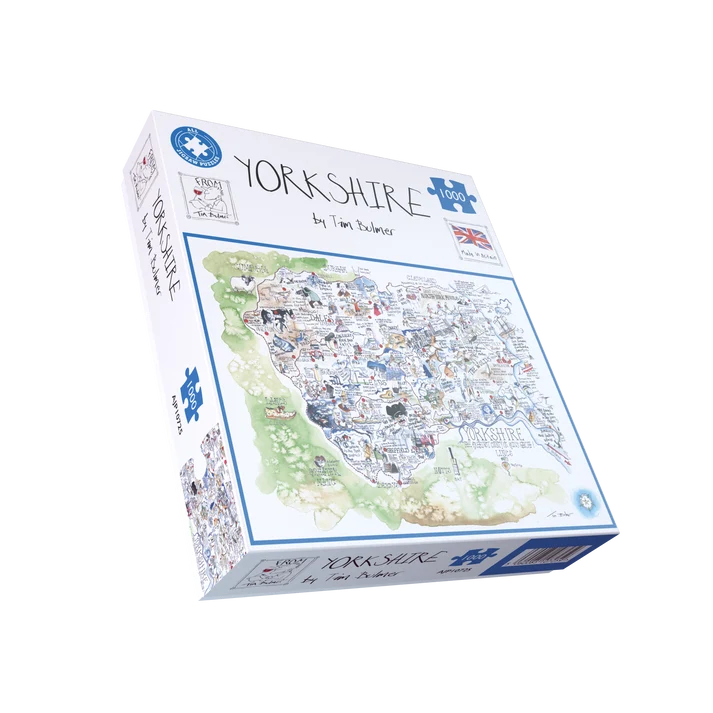 Map of Yorkshire - Tim Bulmer 1000 Piece Jigsaw Puzzle