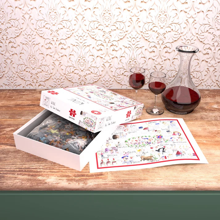 Wine - Tim Bulmer 1000 Piece Jigsaw Puzzle