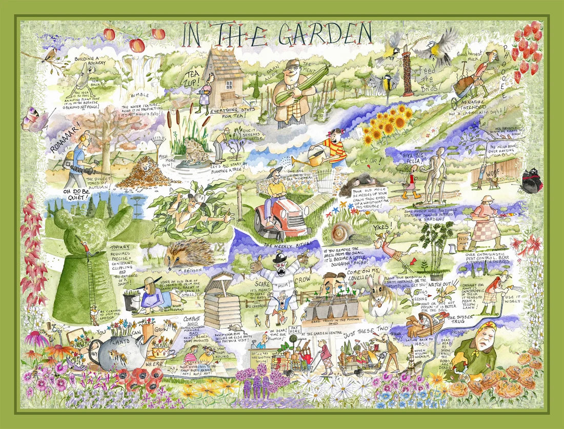 In The Garden - Tim Bulmer 1000 Piece Jigsaw Puzzle