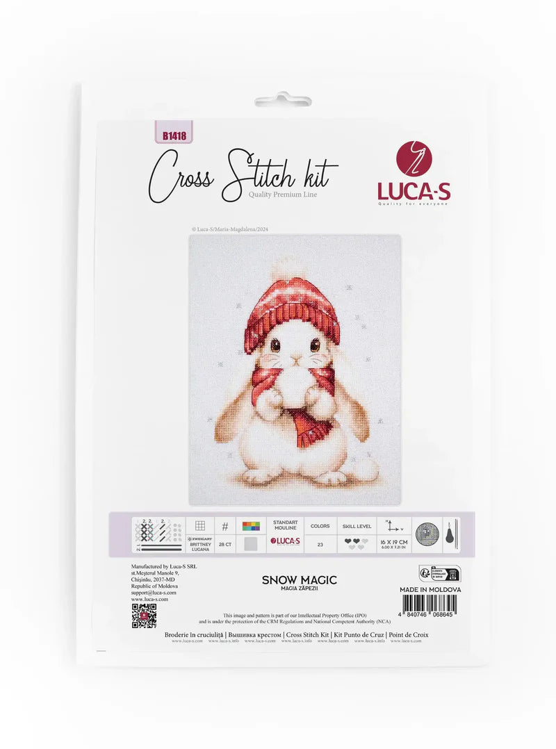 Cross Stitch Kit Luca-S - Snow Magic, (B1418)
