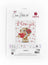 Cross stitch kit packaging with a teddy bear holding flowers and 'I love you' text, branded as Luca-S.