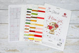 Cross Stitch Kit Luca-S - I Love You, B1421