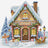 Cross Stitch Kit Luca-S - Santa’S Shop , (B1435)