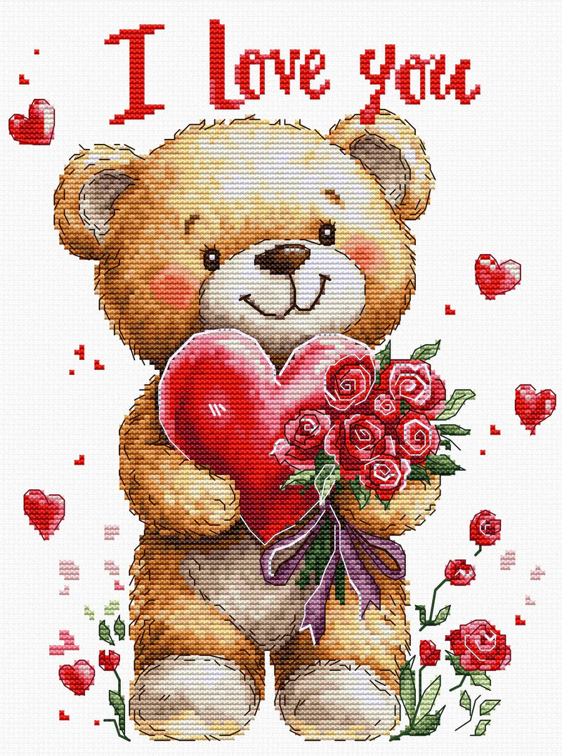 Cross Stitch Kit Luca-S - Bouquet of Love, (B1441)