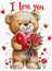 Cross Stitch Kit Luca-S - Bouquet of Love, (B1441)