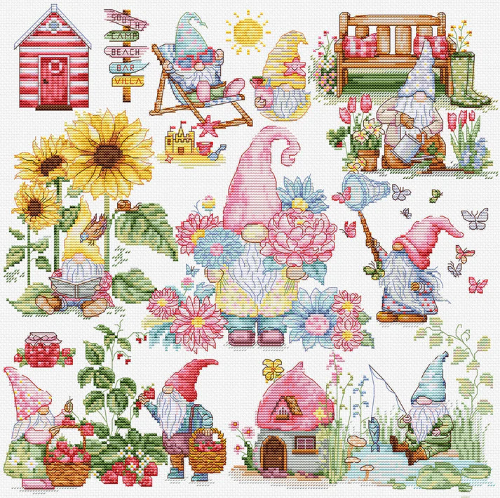 Luca-S - The Story of the Gnomes, B7060 Cross Stitch Kit
