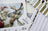 Cross-stitch pattern with Santa and reindeer design, color swatches, and Letistitch branding.