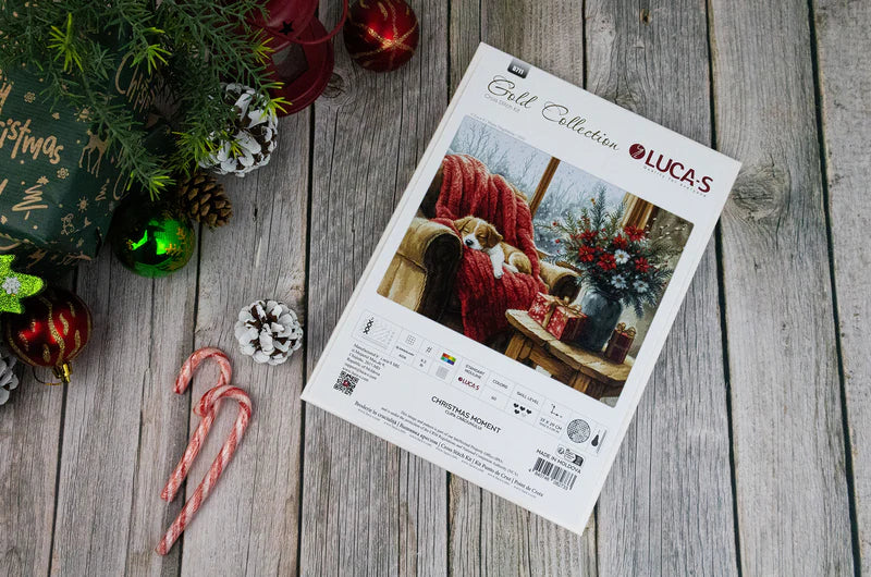 Cross Stitch Kit Luca-S GOLD - Christmas Moment, B711