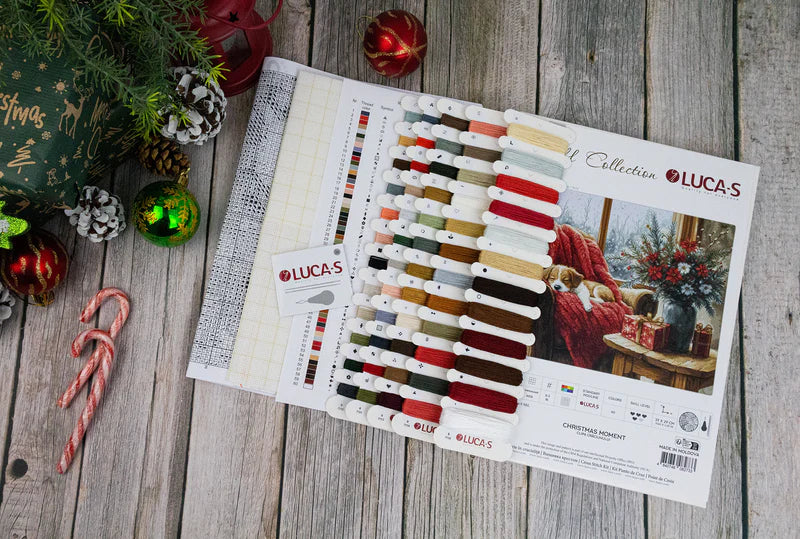 Cross Stitch Kit Luca-S GOLD - Christmas Moment, (B711)