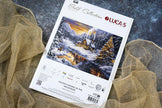 Cross Stitch Kit Luca-S GOLD - Winter Evening in the Mountains, B721