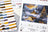 Color swatch book and cross stitch pattern of a winter scene with a cabin.