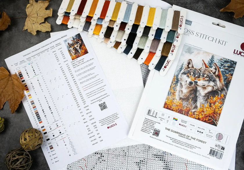 Cross Stitch Kit Luca-S - The Guardians of the Forest, BM3022