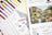 Lucas cross stitch kit with color chart and design illustration
