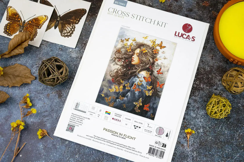 Cross Stitch Kit Luca-S - Passion in Flight, BU5085