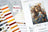 Lucas embroidery floss set with a cross-stitch pattern featuring a woman with butterflies.