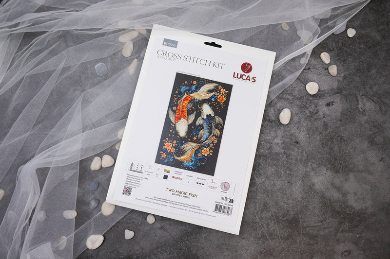 Cross Stitch Kit Luca-S - Two Magic Fish, (BU5091)