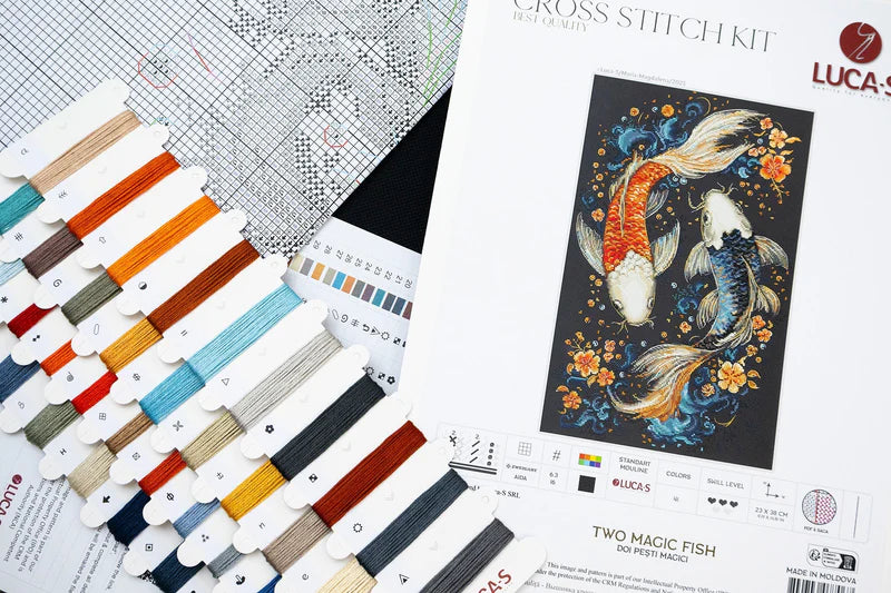Cross Stitch Kit Luca-S - Two Magic Fish, (BU5091)