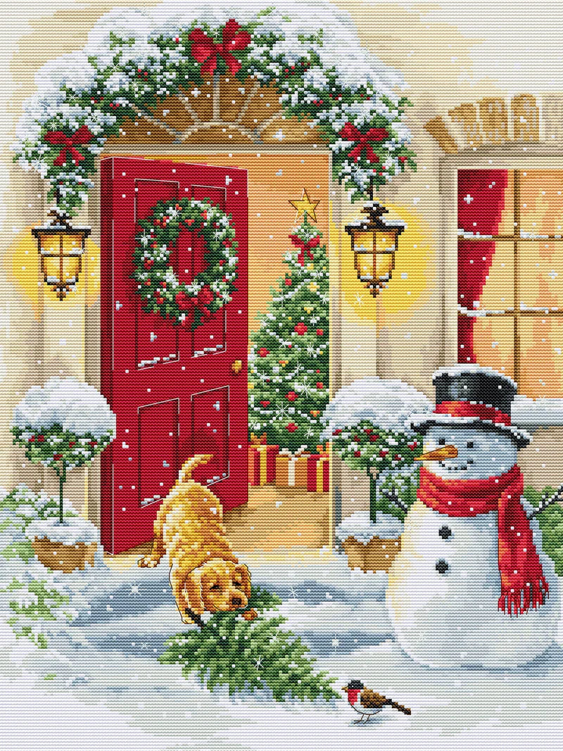 Cross Stitch Kit Luca-S - Puppy Joy, BU5097