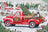 Cross Stitch Kit Luca-S GOLD- Red Christmas Truck, (BU5101)