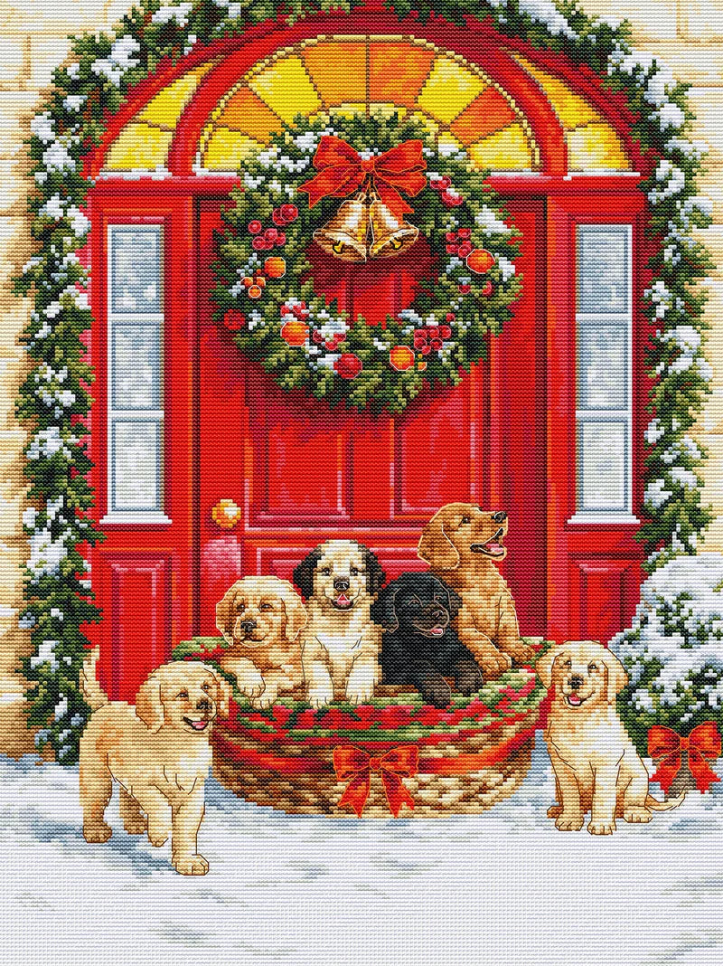 Cross Stitch Kit Luca-S - Santa’s Delivery, (BU5102)