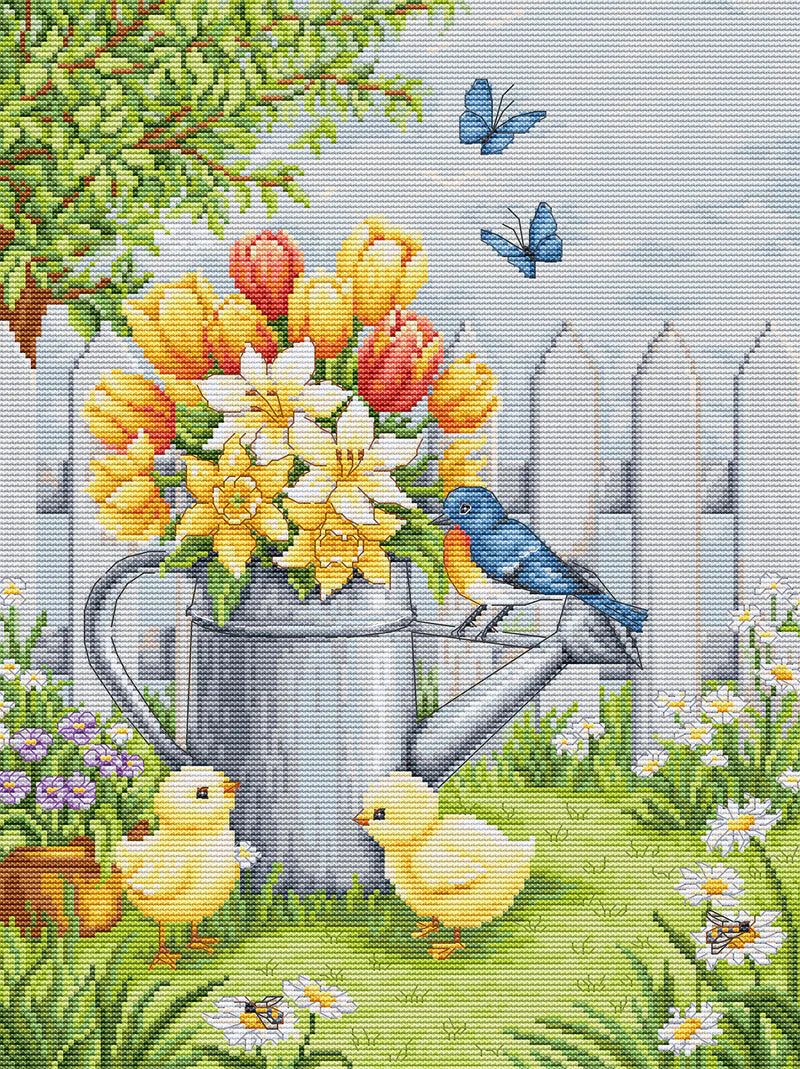 Cross Stitch Kit Luca-S - Easter Harmony, (BU5106)