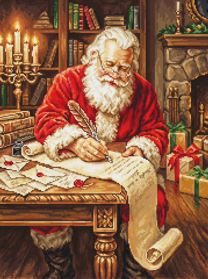 Cross Stitch Kit Luca-S GOLD - The Magic List, BU5112
