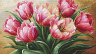 Cross Stitch Kit Luca-S GOLD - Graceful Tulips, B718
