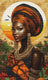 Cross Stitch Kit Luca-S GOLD - Queen of the Sunlit Continent, (B720)