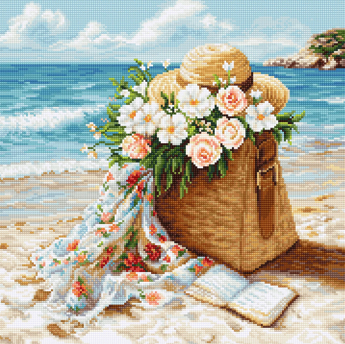 B735 Cross Stitch Kit Luca-S - Azure Beach