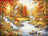B736 Cross Stitch Kit Luca-S GOLD - Autumn Haven