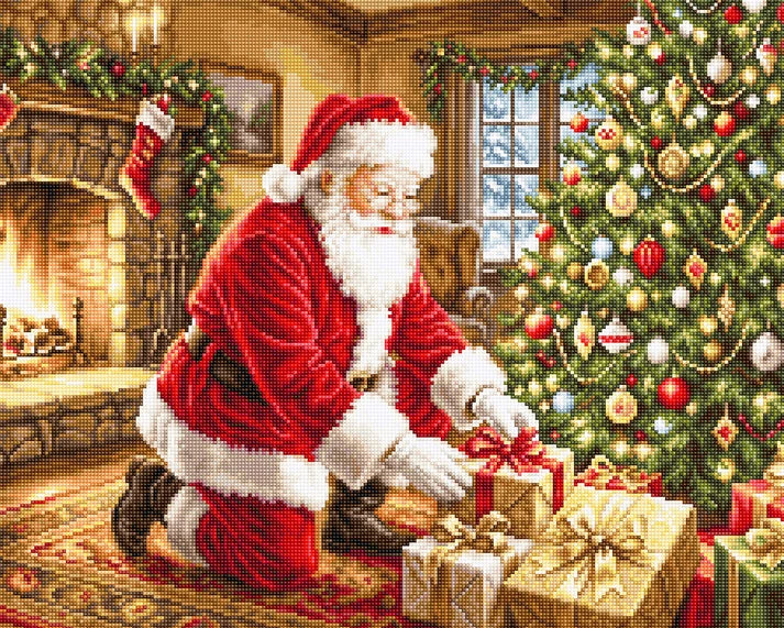 Cross Stitch Kit Luca-S GOLD - The Heart of Christmas, B738