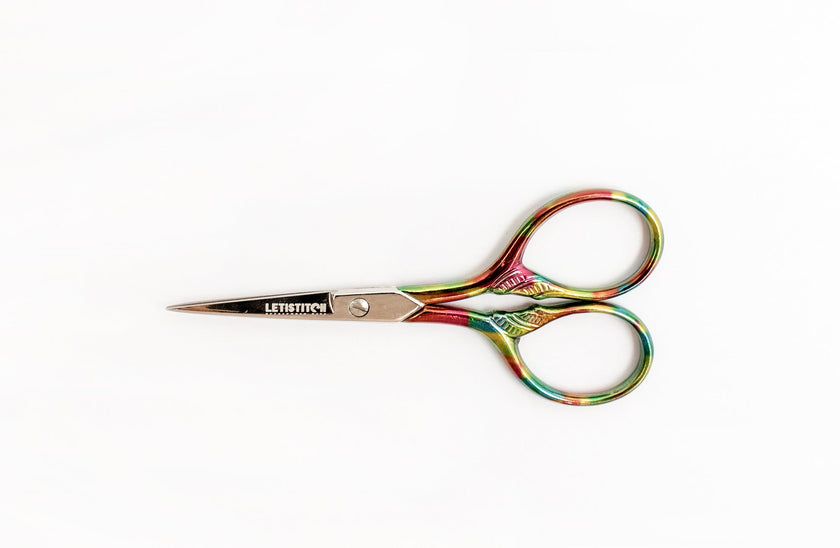 Letistitch Embroidery Scissors Rainbow 20400