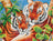 Diamond Painting Kit: Tender Tigers