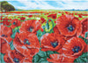 Diamond Painting Kit: Red Poppy Field